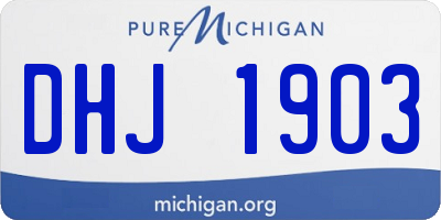 MI license plate DHJ1903