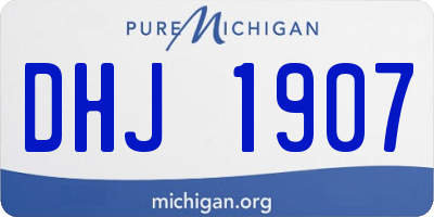 MI license plate DHJ1907