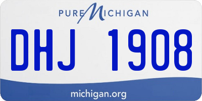 MI license plate DHJ1908