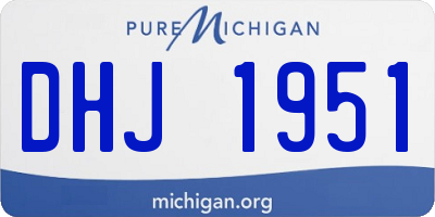 MI license plate DHJ1951