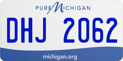 MI license plate DHJ2062