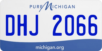 MI license plate DHJ2066