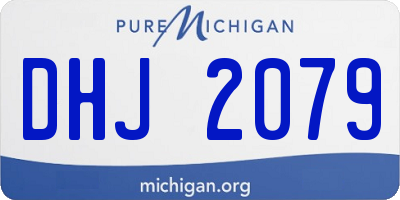 MI license plate DHJ2079