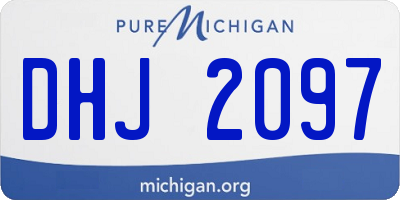 MI license plate DHJ2097
