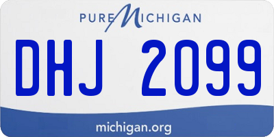 MI license plate DHJ2099