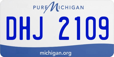 MI license plate DHJ2109
