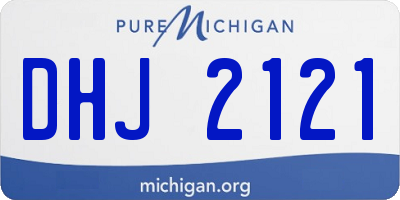 MI license plate DHJ2121