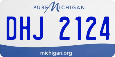 MI license plate DHJ2124