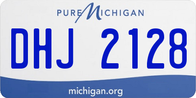 MI license plate DHJ2128