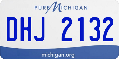 MI license plate DHJ2132