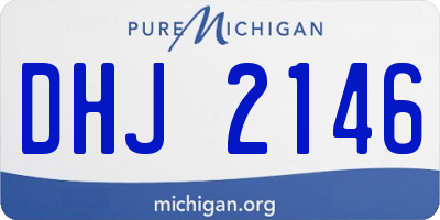MI license plate DHJ2146