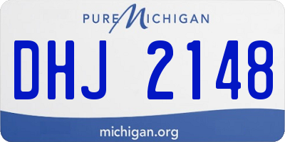MI license plate DHJ2148