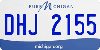 MI license plate DHJ2155
