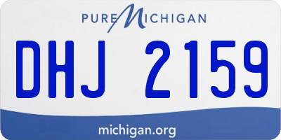 MI license plate DHJ2159