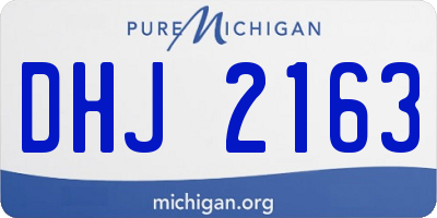 MI license plate DHJ2163