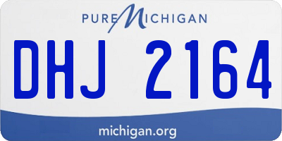 MI license plate DHJ2164