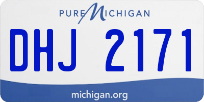 MI license plate DHJ2171