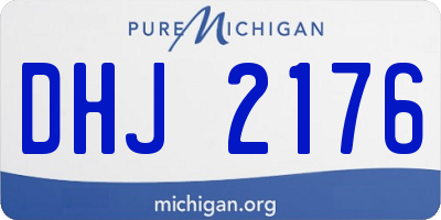 MI license plate DHJ2176