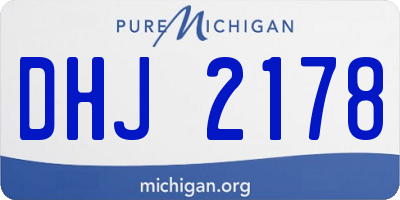 MI license plate DHJ2178