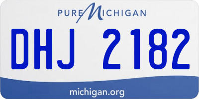 MI license plate DHJ2182