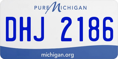 MI license plate DHJ2186