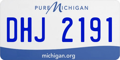 MI license plate DHJ2191