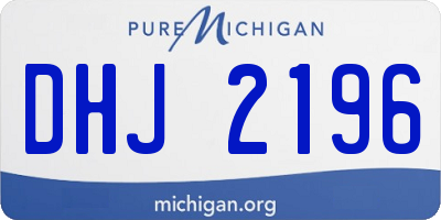 MI license plate DHJ2196