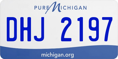 MI license plate DHJ2197