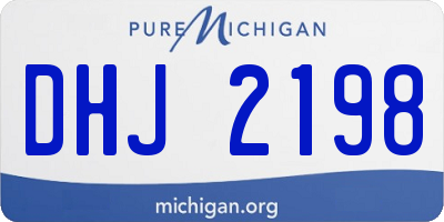 MI license plate DHJ2198