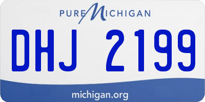 MI license plate DHJ2199