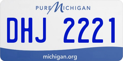 MI license plate DHJ2221