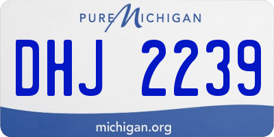 MI license plate DHJ2239