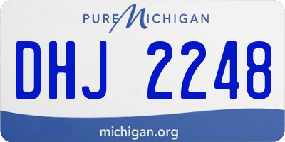 MI license plate DHJ2248