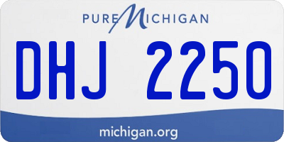MI license plate DHJ2250