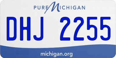 MI license plate DHJ2255