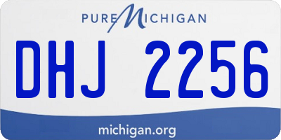 MI license plate DHJ2256