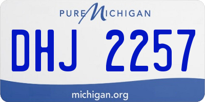 MI license plate DHJ2257
