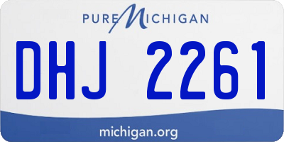 MI license plate DHJ2261