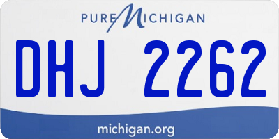 MI license plate DHJ2262