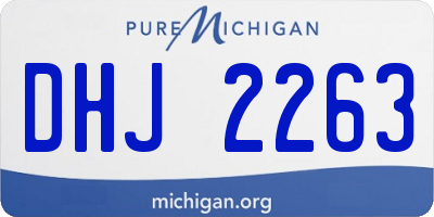 MI license plate DHJ2263