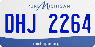 MI license plate DHJ2264