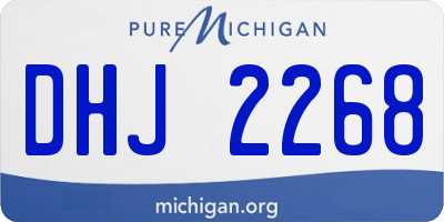MI license plate DHJ2268