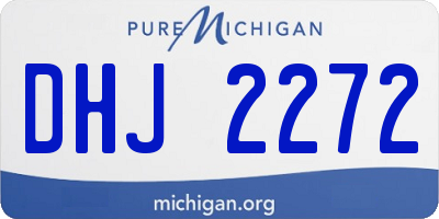 MI license plate DHJ2272