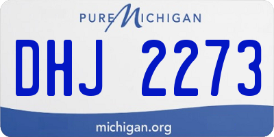 MI license plate DHJ2273