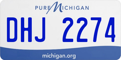 MI license plate DHJ2274