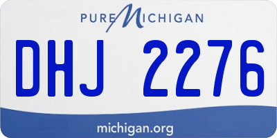 MI license plate DHJ2276