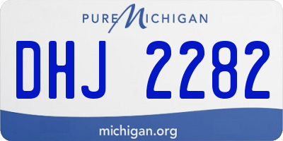 MI license plate DHJ2282