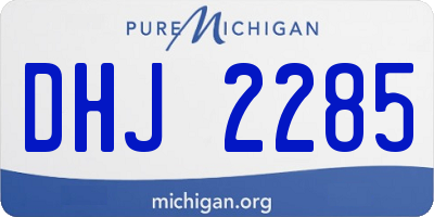 MI license plate DHJ2285