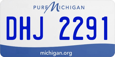 MI license plate DHJ2291