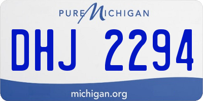 MI license plate DHJ2294